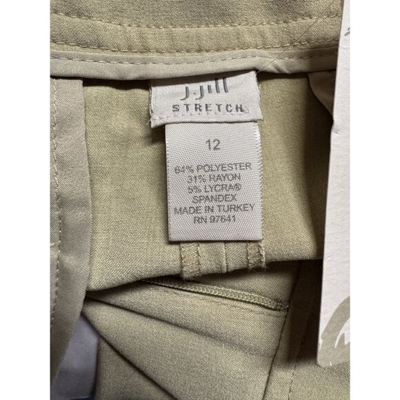 J. Jill Womens Stretch Khaki Straight-Leg Pants Size 12 - Picture 9 of 16